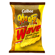 CALBEE - Wave Cut Potato Chips Curry Flavor | 卡樂B 咖哩味波浪薯片 68g