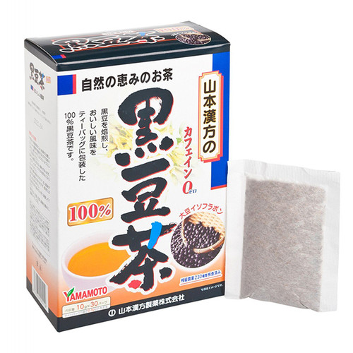 YAMMAOTO KANPO Black Bean Tea | 山本漢方 100% 黑豆茶 10g x 30 Sachets