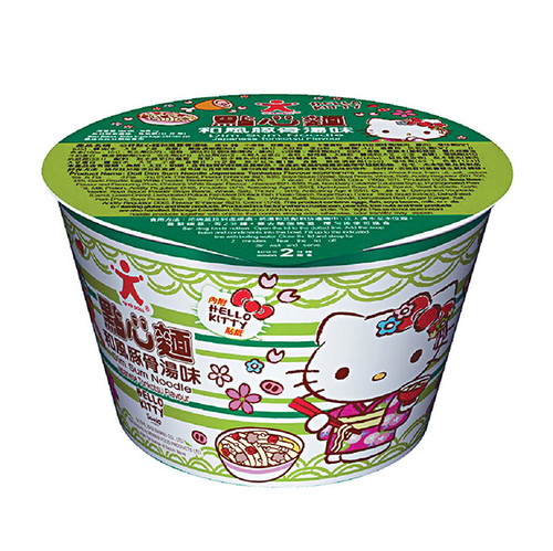 DOLL Dim Sum Instant Noodles Hello Kitty Dim Sum Japanese Tonkotsu Flavor 公仔Hello Kitty 點心麵 和風豚骨湯味 36G