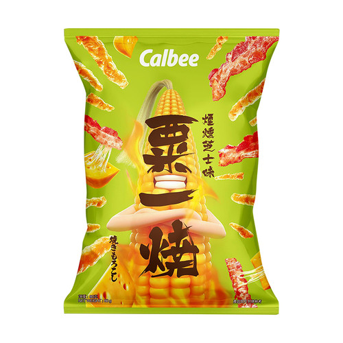 CALBEE - GRILL A CORN -Smoky Cheese Favor | 粟一燒 煙燻芝士味 80g