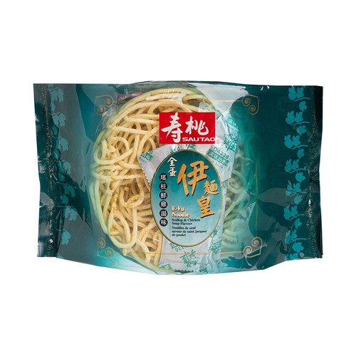 SAU TAO E-Fu Noodle Scallop & Chicken Soup Flavor 壽桃牌 全蛋伊麵皇 柱鮮雞湯味 2人份【80g x 2】