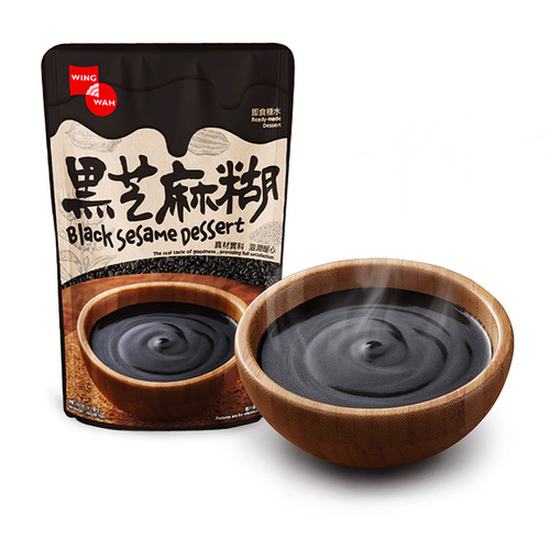 WING WAH Black Sesame Dessert 榮華 黑芝麻糊 260g