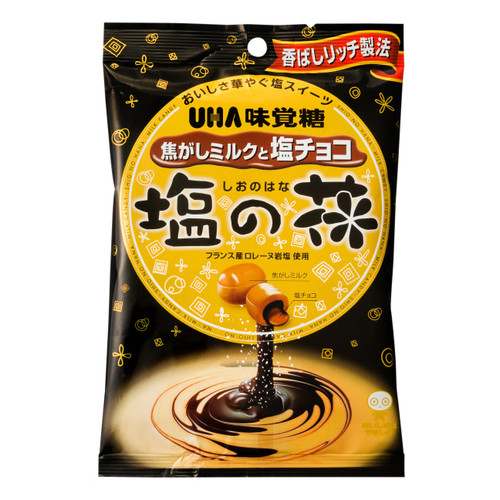 UHA Caramei Candy Salted Chocolate | 味覺糖 鹽之花 焦糖朱古力夾心牛奶糖78g
