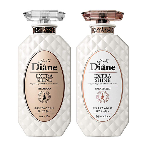 MOIST DIANE Perfect Beauty Extra Shine Shampoo & Conditioner Treatment Set 黛絲恩 無矽香水貴油系列 滋潤亮澤 洗護套裝