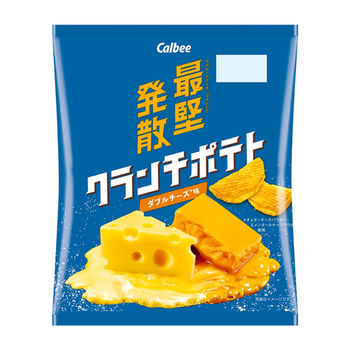 CALBEE - Potato Chips Double Cheese Flavor 卡樂B 雙重芝士味薯片 60g