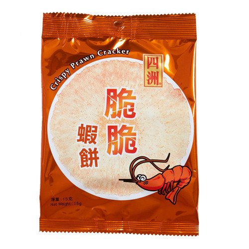 Four Seas Prawn Cracker Original Flavor 四洲原味蝦餅 15G