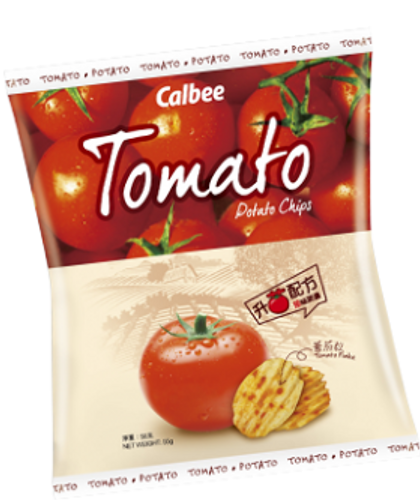CALBEE - Potato Chips Tomato Flavor |卡樂B 蕃茄薯片 55G