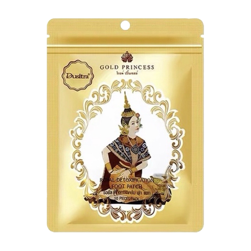 GOLD PRINCESS Foot Patch Gold | 泰國皇家 排毒祛濕足貼(黃金) 10's
