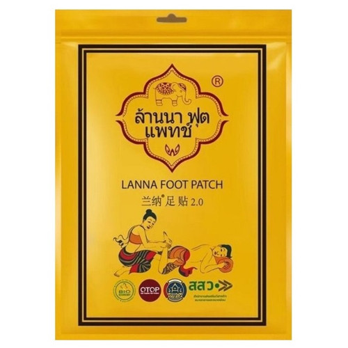 LANNA Foot Patch | 泰國蘭納 排毒祛濕足貼 2.0 10's