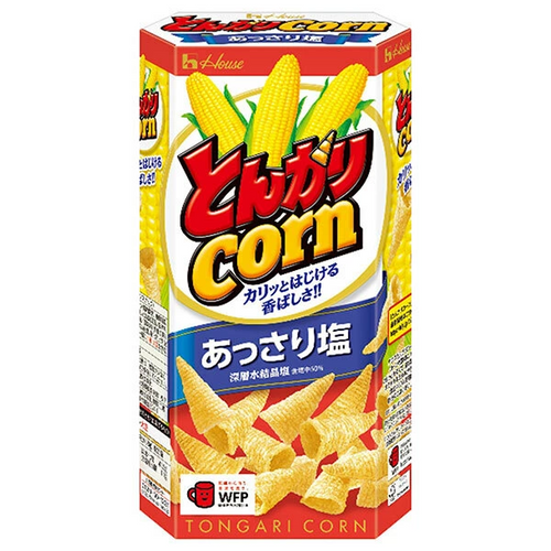 HOUSE TONGARI Corn Salt Flavor | 好侍 通加利 粟米筒 鹽味 68g