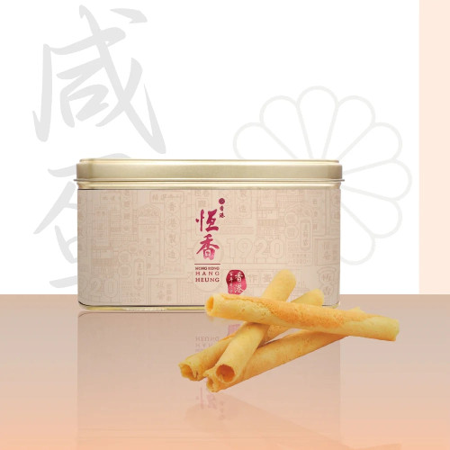 HANG HEUNG Egg Rolls Salted Egg Flv | 恆香 鹹蛋黃雞蛋卷(21支)