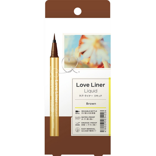 MSH Love Liner Liquid Waterproof Eyeliner (Brown) | 隨心所欲 極細防水眼線液筆 (棕色)