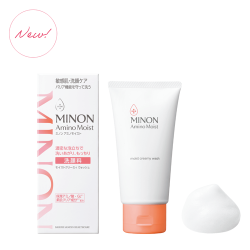 MINON Amino Moist Creamy Wash | 蜜濃 氨基酸滋潤保濕洗面奶 100g