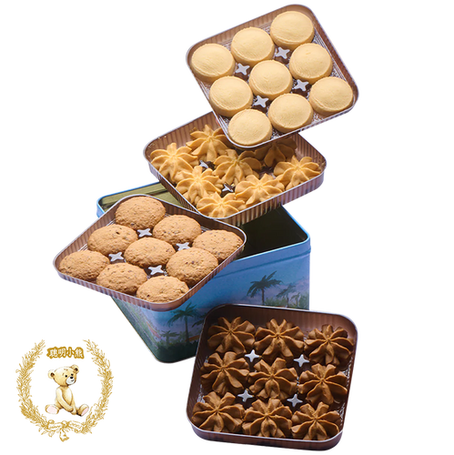 JENNY Cookies 4mix Butter Cookies | 珍妮曲奇 四味奶油曲奇方盒 380g [Best Before Dec 25, 2025 ]
