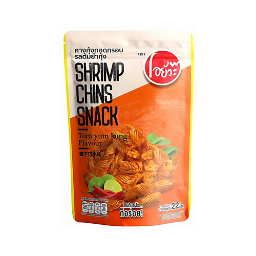 OYUA Shrimp Chins Snack Tom Yum Kung Flv | OYUA 酥脆蝦頭 冬陰功味 22g