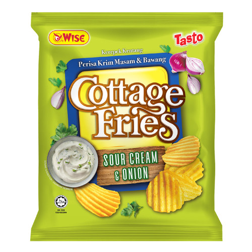 WISE Potato Chips Sour Cream & Onion Flv | 威士薯片 酸忌廉洋蔥味 50g