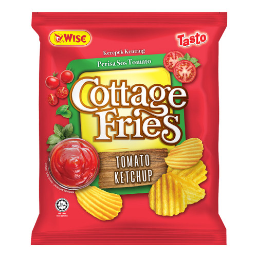 WISE Potato ChipsTomato Ketchup Flv | 威士薯片番茄醬味 50g