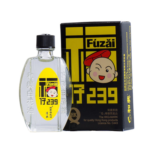 HOE HIN White Flower Embrocation Floral Scented Fuzai 239 | 和興白花油 福仔239 清幽 5ml