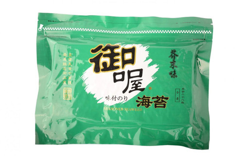 Yu Seasoned Seaweed Wasabi Flavor 御喔 海苔 芥末味 42g [Best Before Dec 13, 2026]