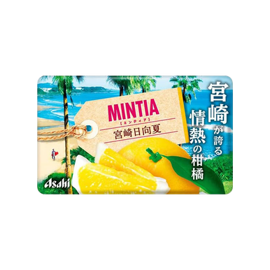 ASAHI Mintia Sugar Free Candy Citrus 朝日 宮崎日向夏柑橘薄荷糖 50 tabs