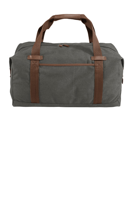 BG803-Port Authority Cotton Canvas Duffel