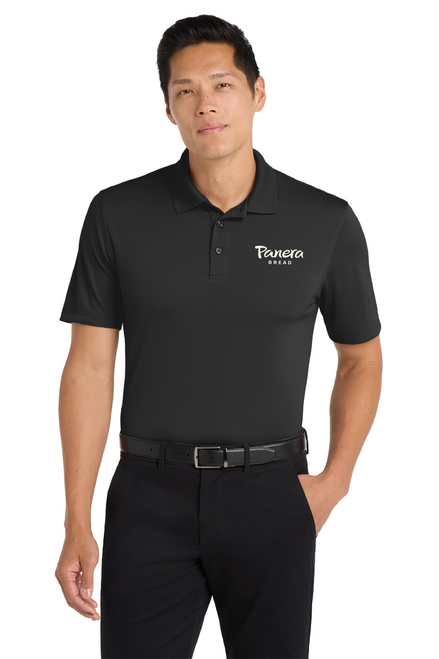 Black Men's Micro-Mesh Polo