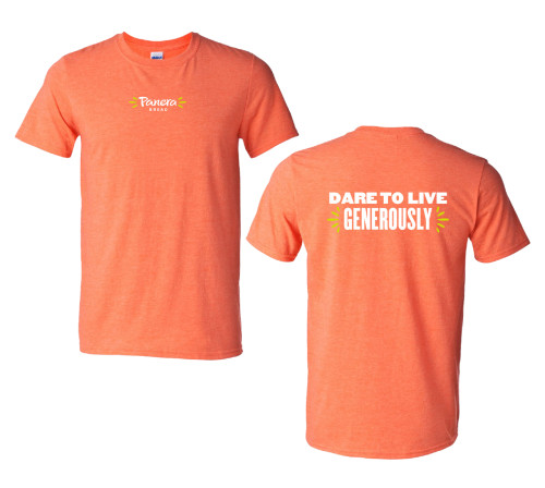 INV-64000-HO - Heather Orange Gildan Softstyle T-Shirt