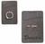 INV-LG9397 - Grey Phone Wallet/Stand with Debossed Panera