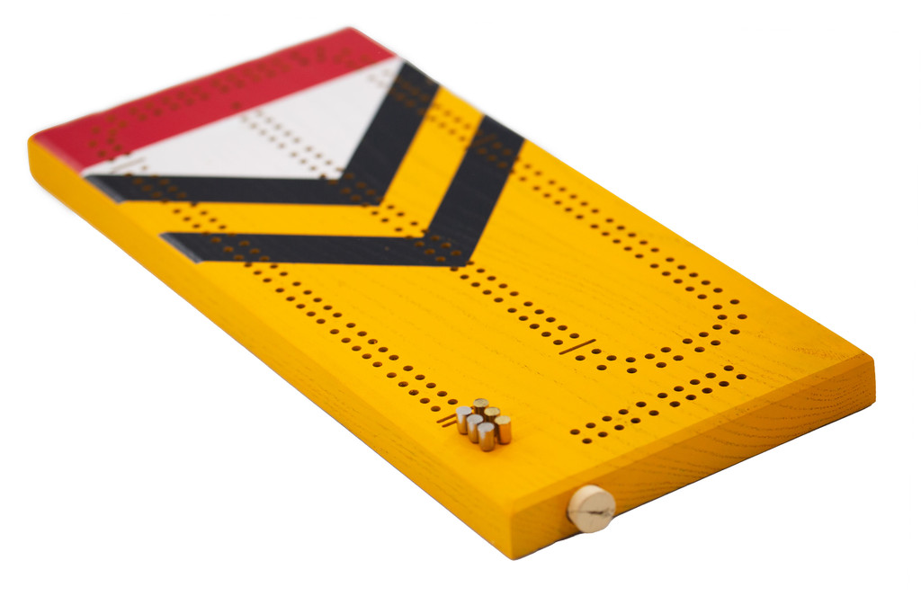 Painted Cribbage Board Handpainted wooden cribbage boards made using