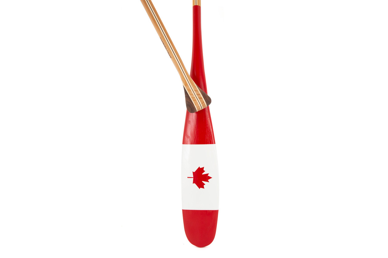 Canada- Painted Flag Paddle from Sanborn Canoe Company