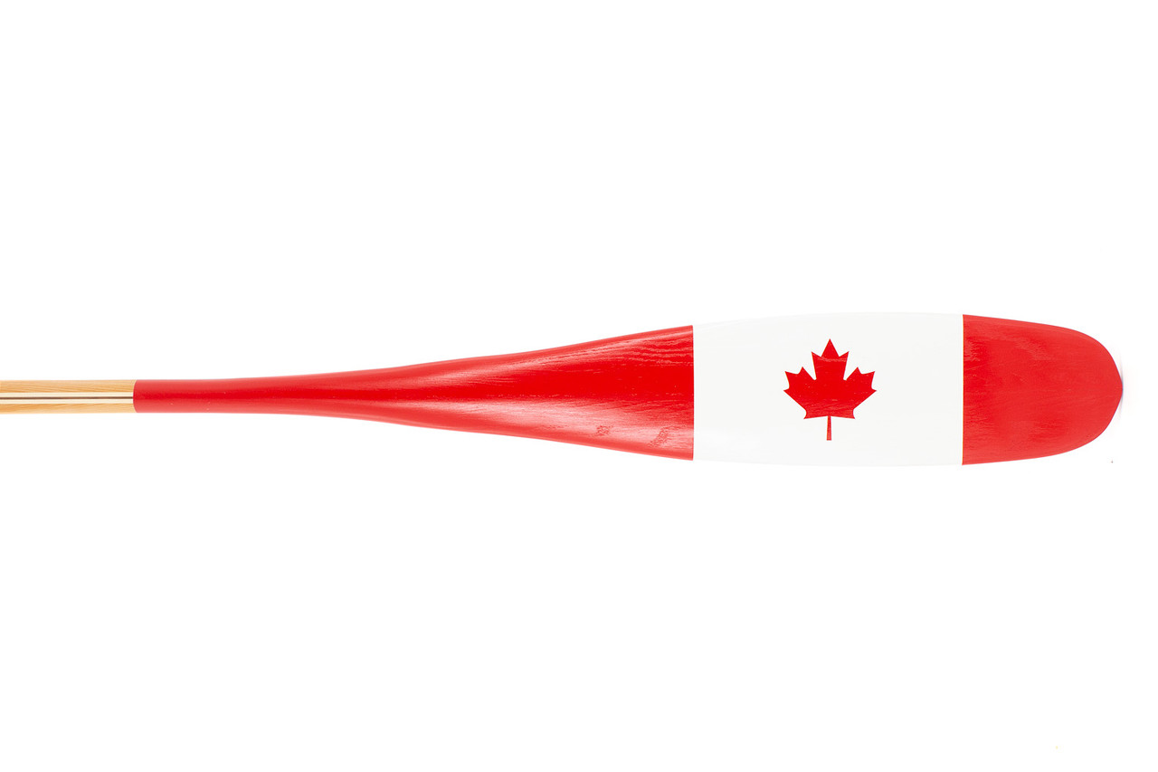 Canada- Painted Flag Paddle from Sanborn Canoe Company