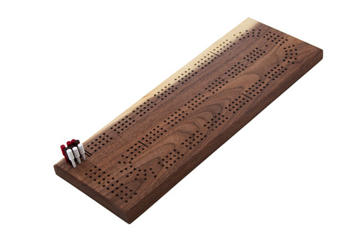 Limited Edition Walnut Cribbage Board