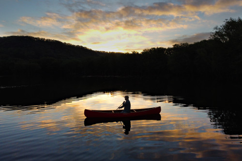 Sunrise Canoe Paddle