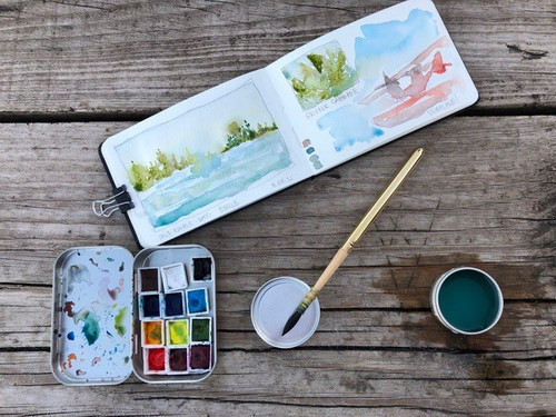 BaseCamp 2023 Activities - ​Watercolor Adventure Journaling