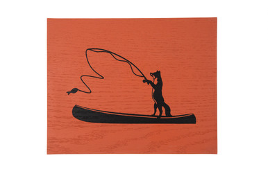 Fishing Fox Painting