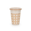 Domino x CCH Wicker 14 oz Tumblers, Set of 4 Domino x CCH Wicker 14 oz Tumblers, Set of 4