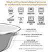Solid Prep Bowl Set, White Solid Prep Bowl Set, White