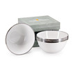 Solid Prep Bowl Set, White Solid Prep Bowl Set, White