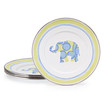 Golden Rabbit Set Of 4 Elephant Child Plates