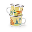 Golden Rabbit Set Of 4 Dinosaurs Child Mugs