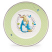 Golden Rabbit Set Of 4 Polka Dot Peter Child Plates