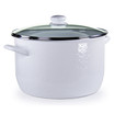 Golden Rabbit Solid White 18 Qt Stock Pot