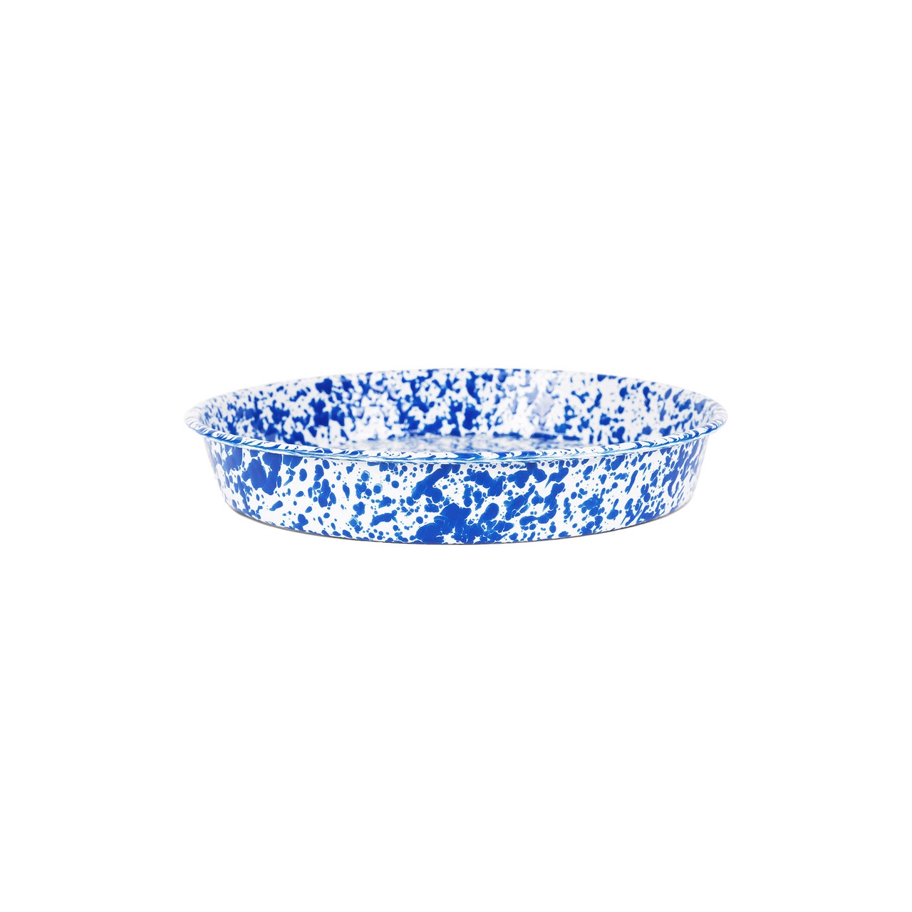 Splatter Cocktail Tray/Deep Dish Pizza Pan | Enamelware by Crow Canyon