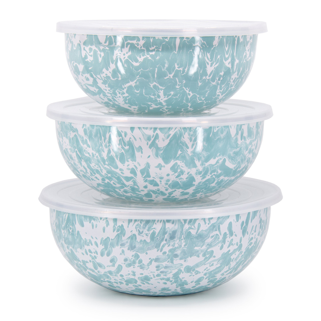 Golden Rabbit Swirl Covered Multi-Purpose Bowl Set