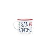 Claudia Pearson x CCH San Francisco 16 oz Large Mug, Red Rim