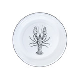 Weston Table x CCH Lobster Round Tray, Black Rim