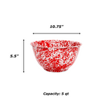 Splatter Large Salad Bowl