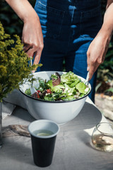 Vintage Large Salad Bowl
