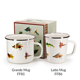 Golden Rabbit Fishing Fly 16 oz Latte Mug Gift Box