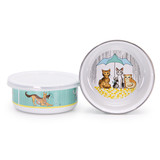 Golden Rabbit Set Of 4 Raining Cats And Dogs Child Bowls